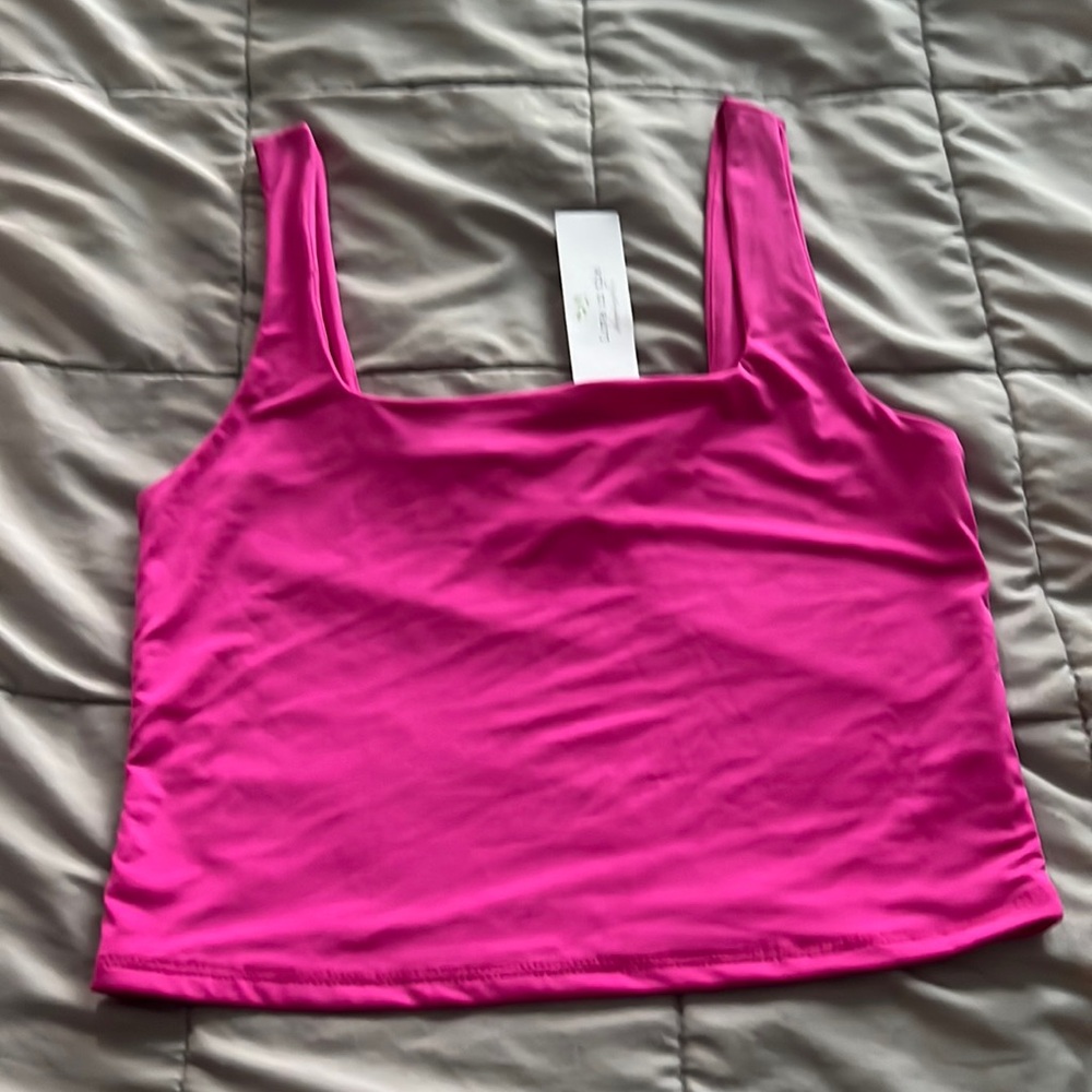 Beaitifil silky lightweight crop tank